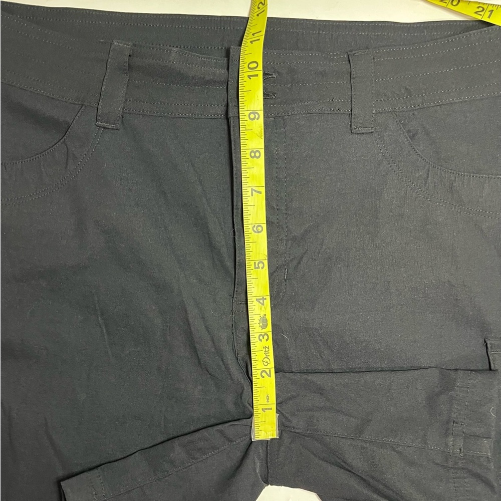 Eddie Bauer Summer Trail Black Shorts Size 12 Outdoor Hiking - Picture 7 of 9
